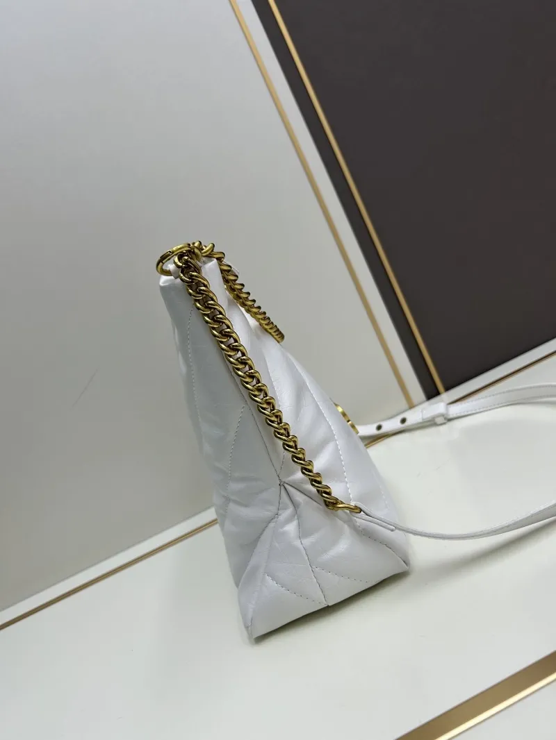 Alternative view of Balenciaga White Chain Shoulder Bag 6906
