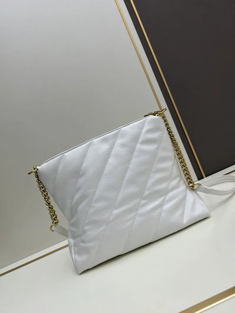 Balenciaga White Chain Shoulder Bag 6906 - Image 3