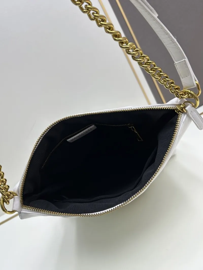 Balenciaga White Chain Shoulder Bag 6906 - Image 7