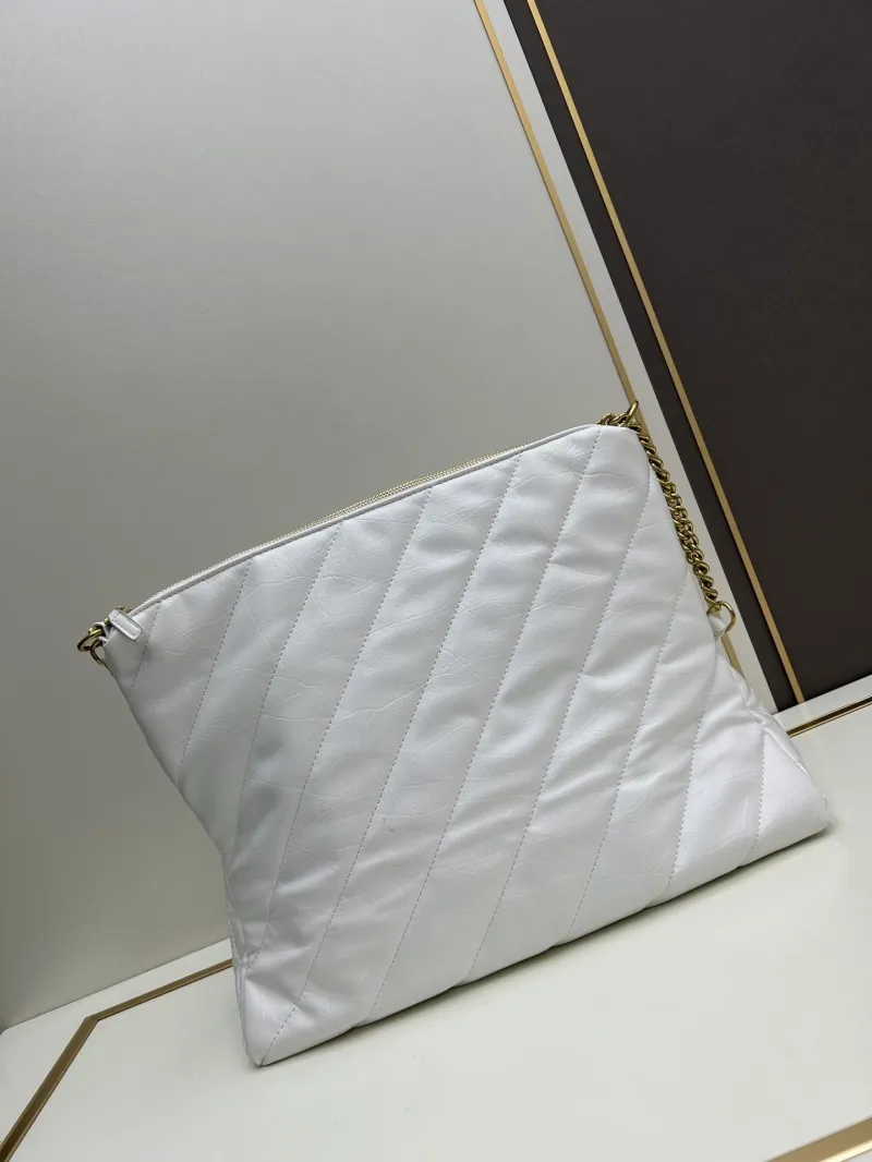 Balenciaga White Chain Satchel Bag 6906 - Image 3