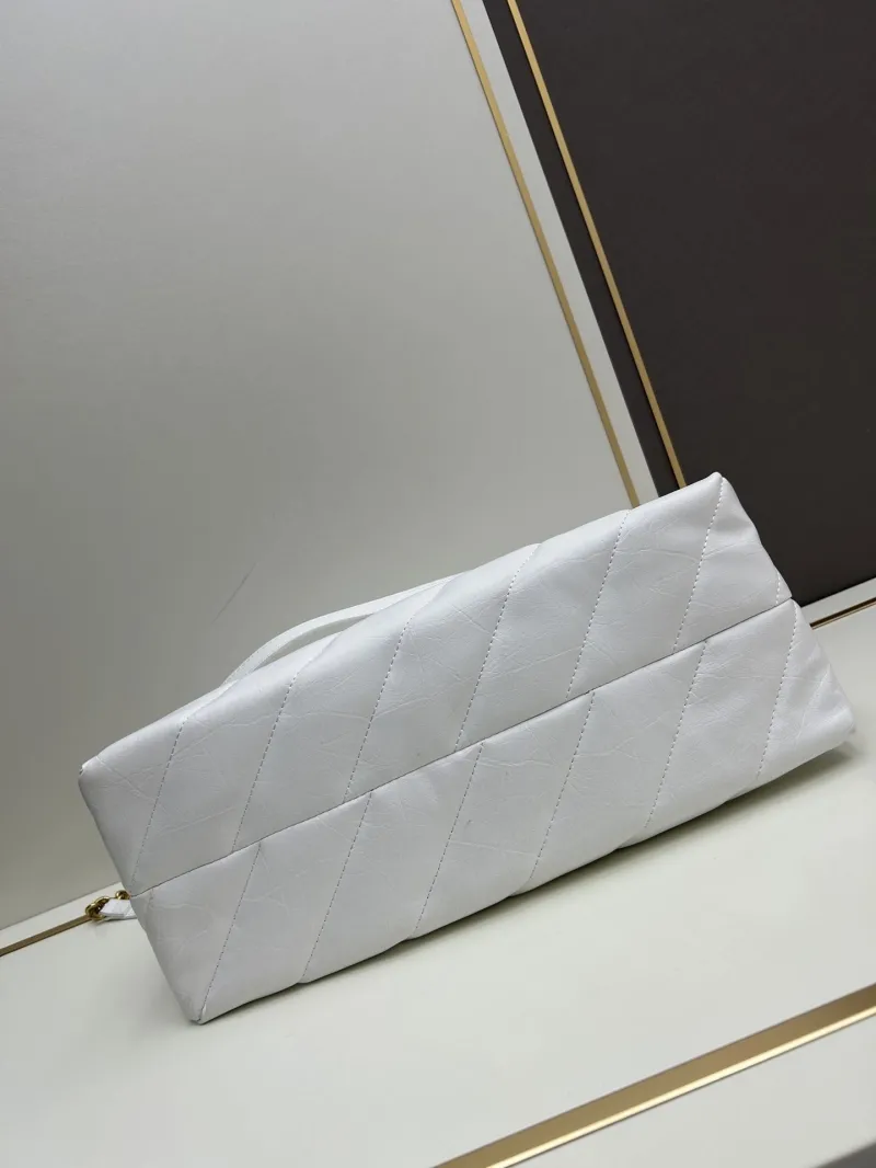Balenciaga White Chain Satchel Bag 6906 - Image 5