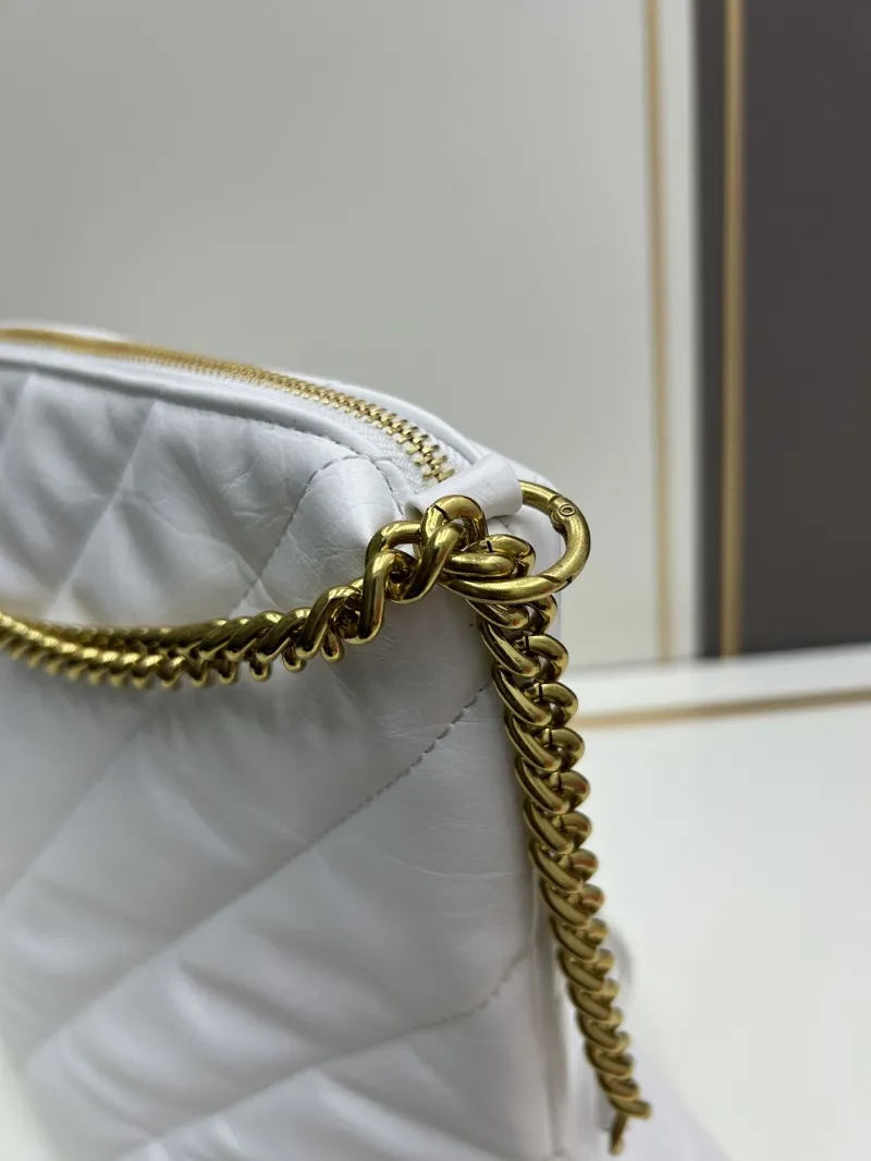 Balenciaga White Chain Satchel Bag 6906 - Image 6