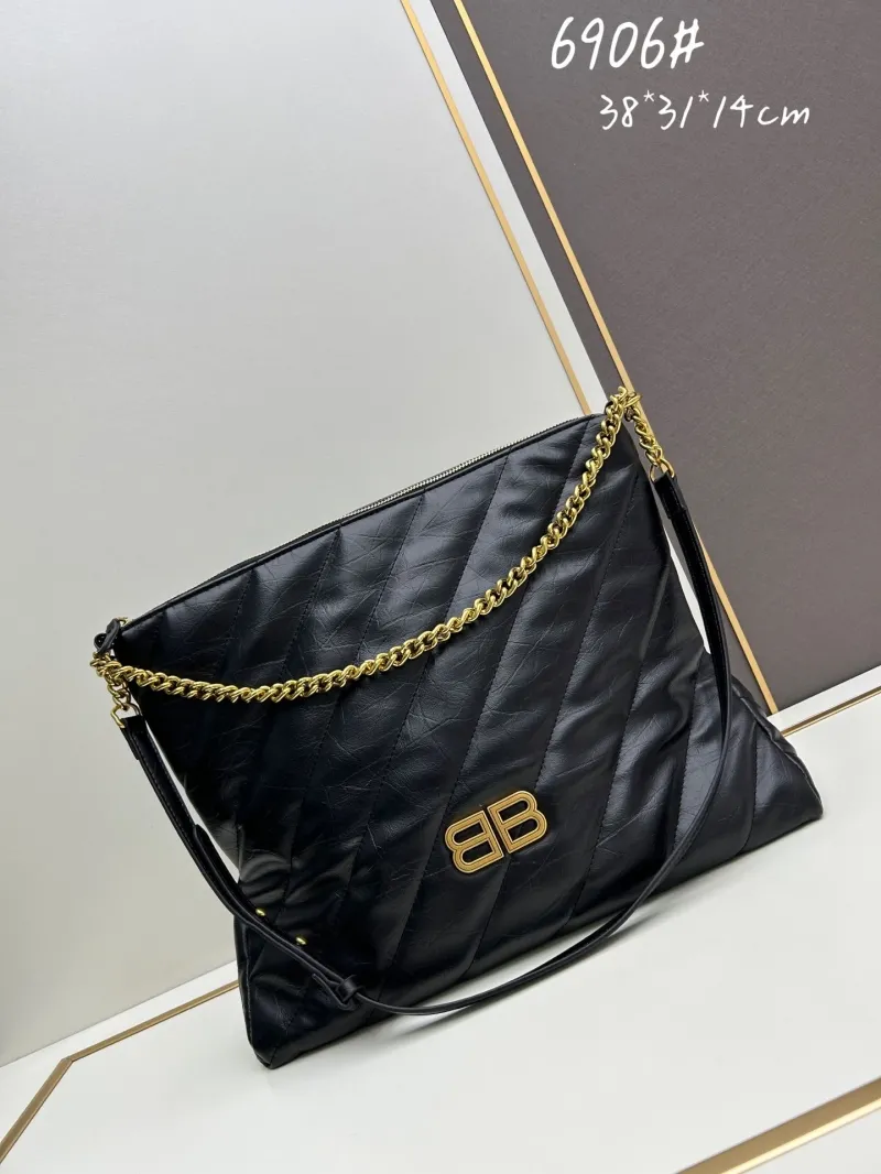 Balenciaga Black Quilted Shoulder Bag 6906