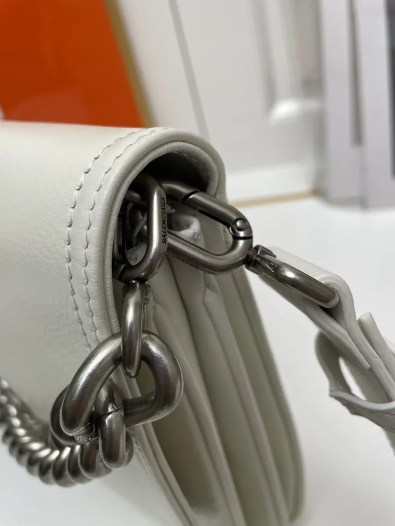 Balenciaga White Large Satchel Bag 9015 - Image 5