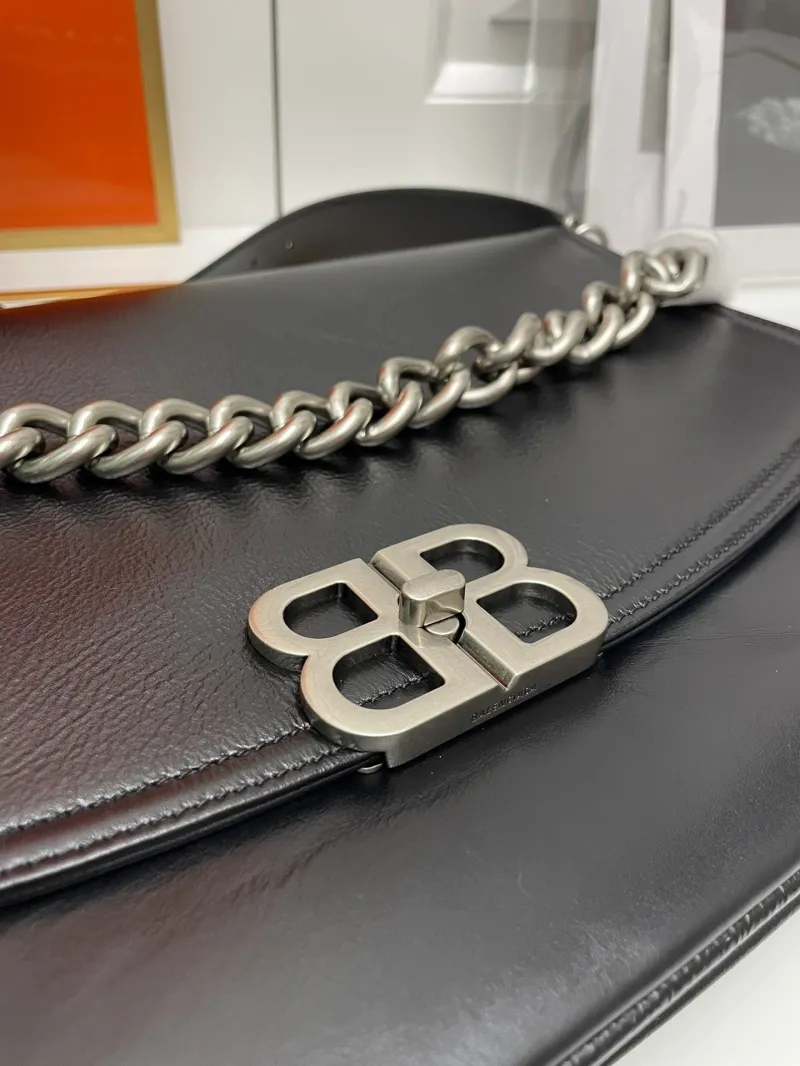 Balenciaga Black Large Satchel Bag 9015 - Image 6