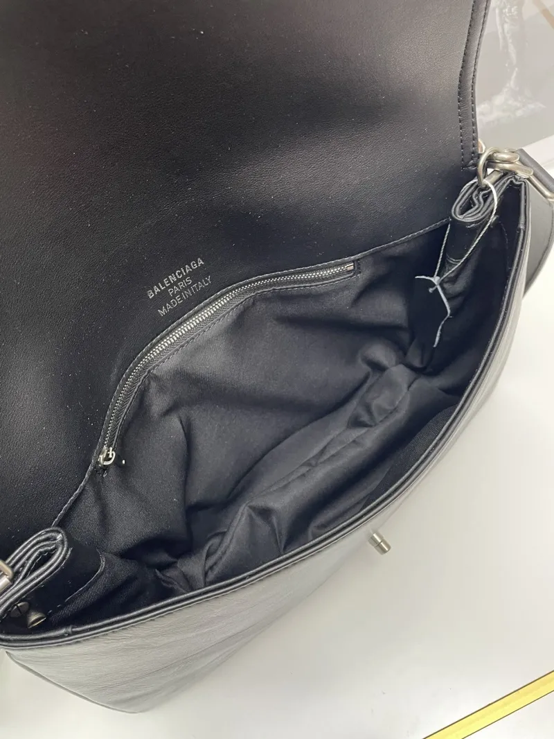 Balenciaga Black Large Satchel Bag 9015 - Image 9