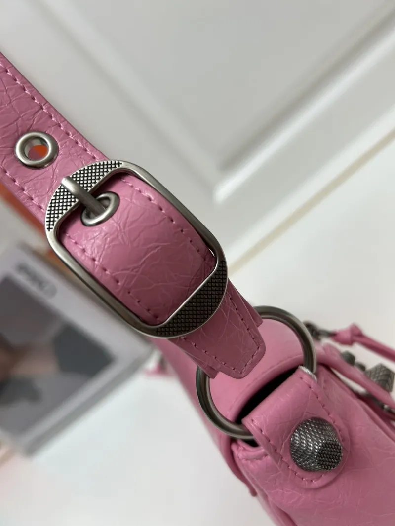 Balenciaga Pink Satchel Crossbody Bag 9020 - Image 6