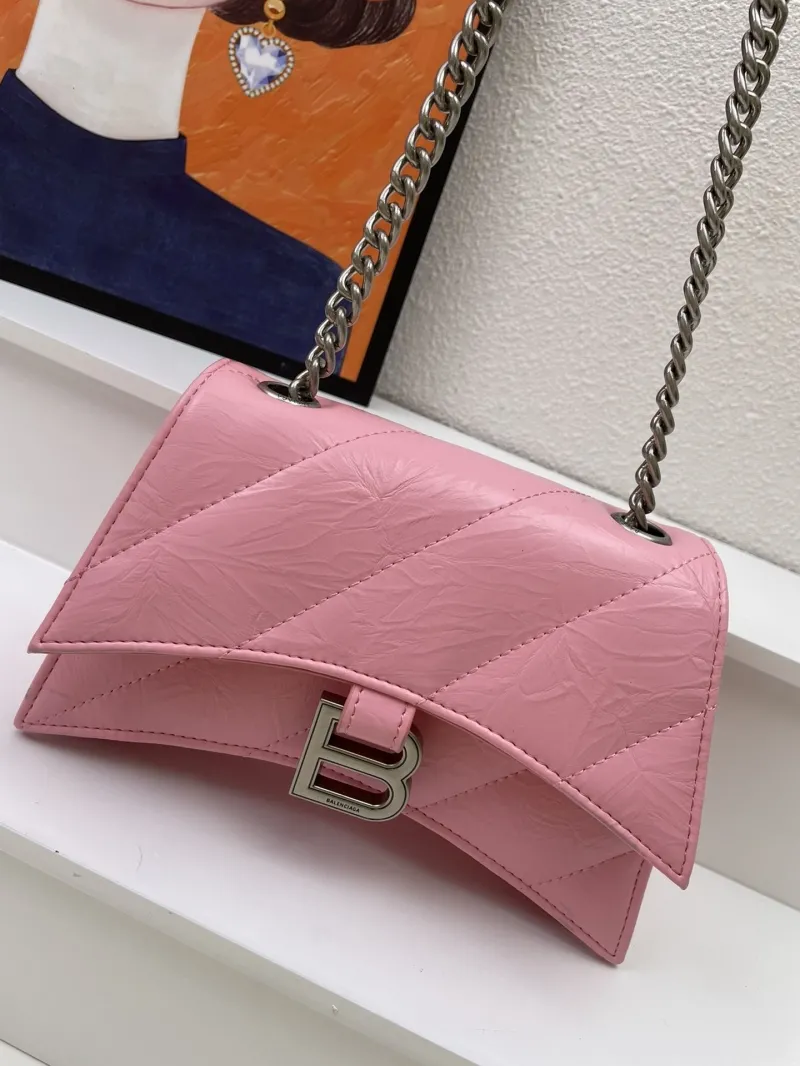 Balenciaga Pink Mini 21cm Crossbody Bag 8915 - Image 7