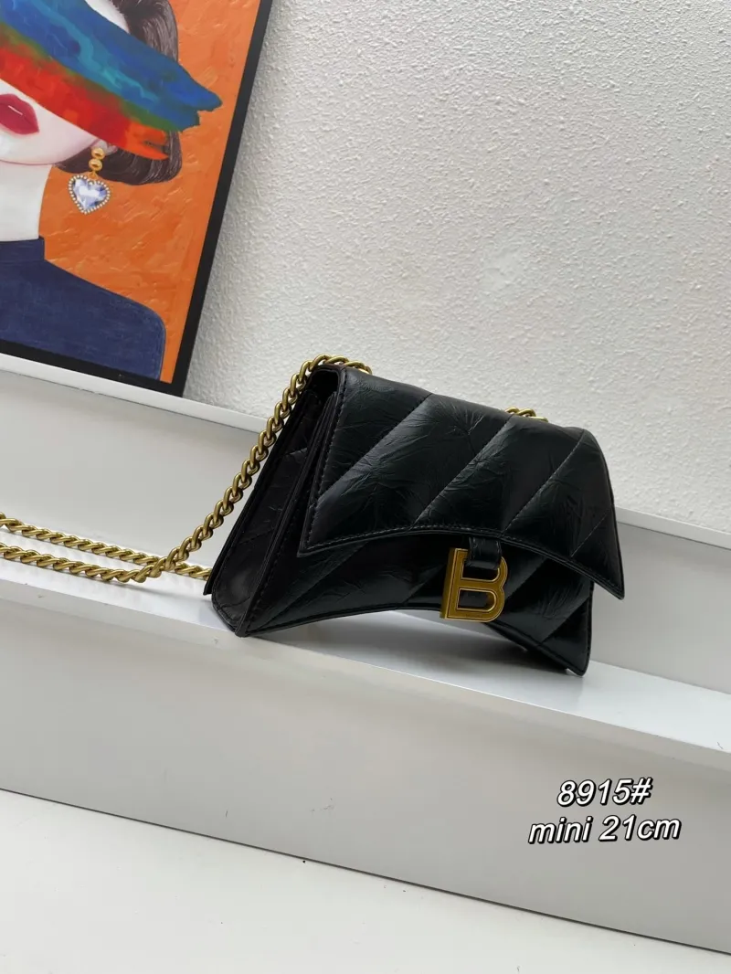 Balenciaga Mini Black Crossbody Bag 8915 - Image 3