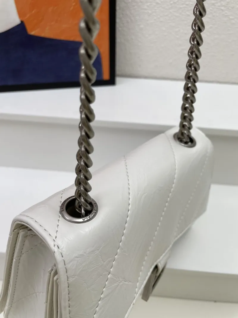 Balenciaga White Mini 21cm Satchel Bag 8915 - Image 6