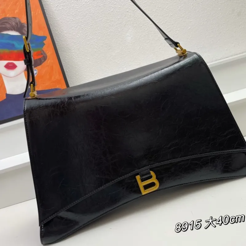 Balenciaga Black Large Satchel Bag 8915 - Image 3