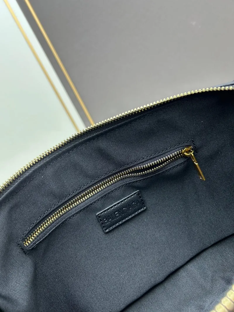 Balenciaga Black Leather Shoulder Bag 6904 - Image 8
