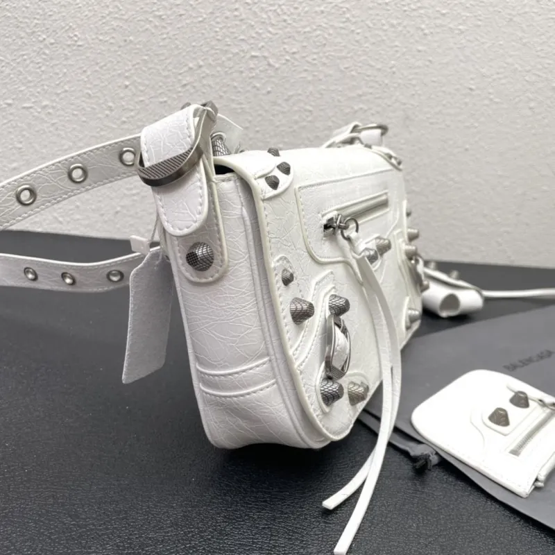 Balenciaga White Crossbody Bag 9002 Size 26cm - Image 6