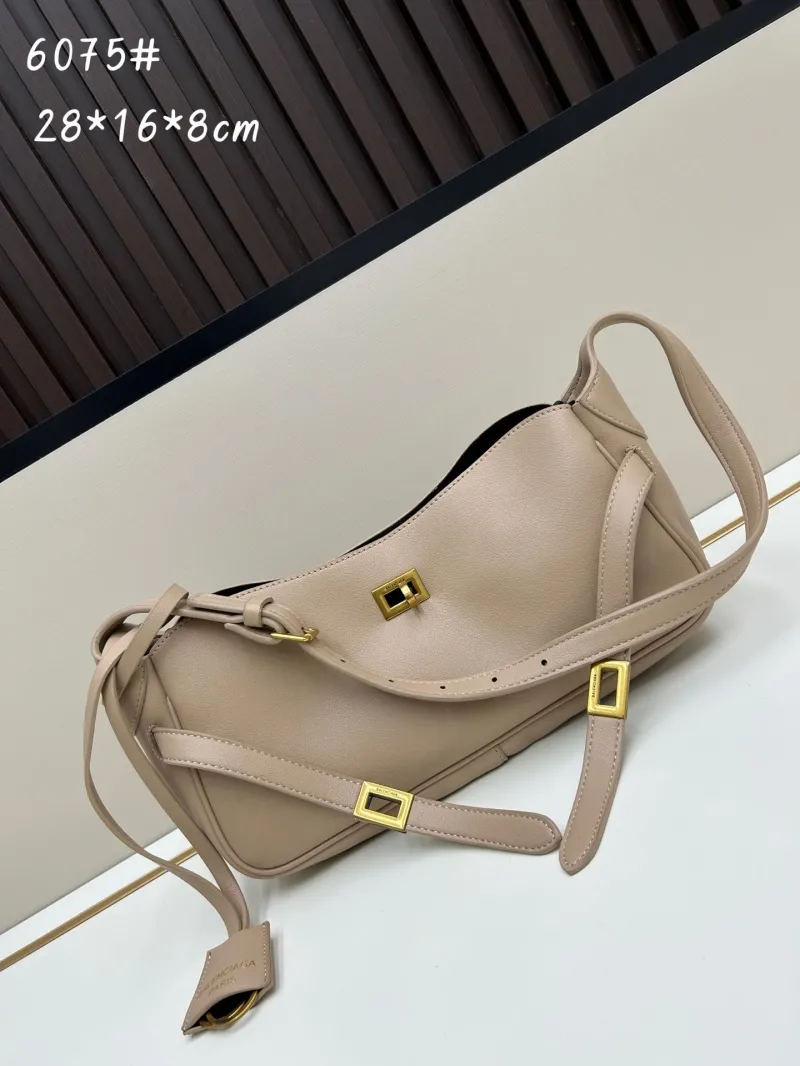 Balenciaga Beige Satchel Shoulder Bag 6075