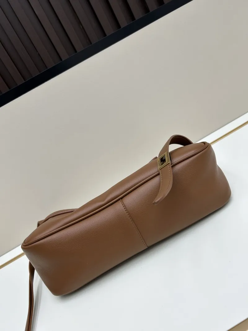 Balenciaga Brown Leather Satchel Bag 6075 - Image 5