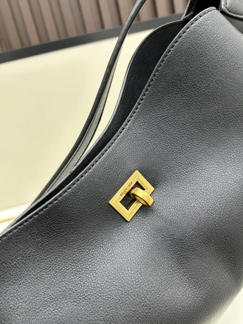 Balenciaga Black Satchel Bag 6075 - Image 4