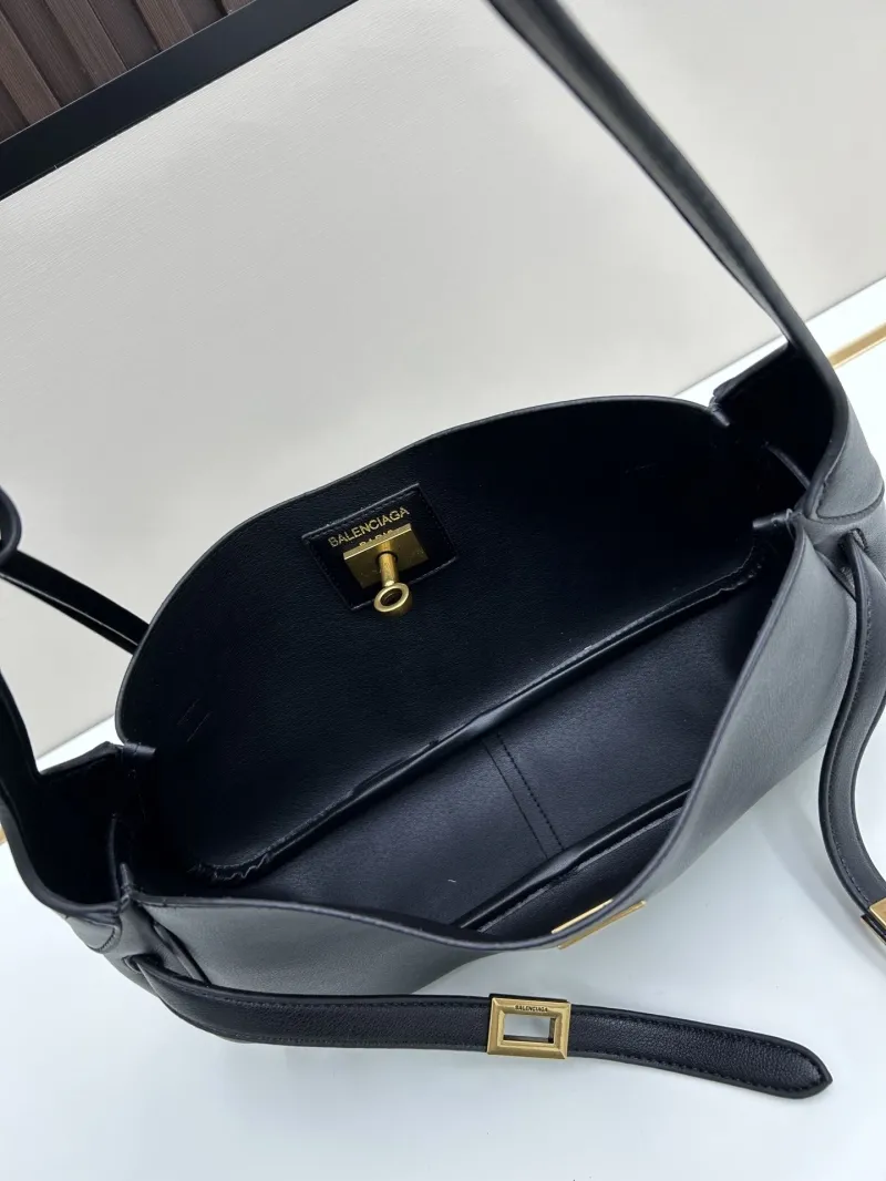 Balenciaga Black Satchel Bag 6075 - Image 7