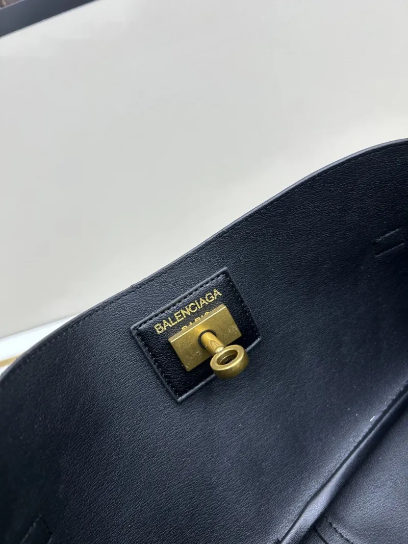 Balenciaga Black Satchel Bag 6075 - Image 8