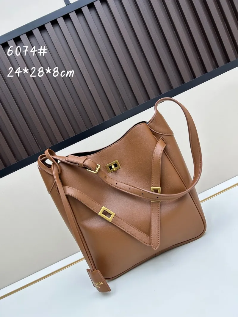 Balenciaga Brown Leather Shoulder Bag 6074