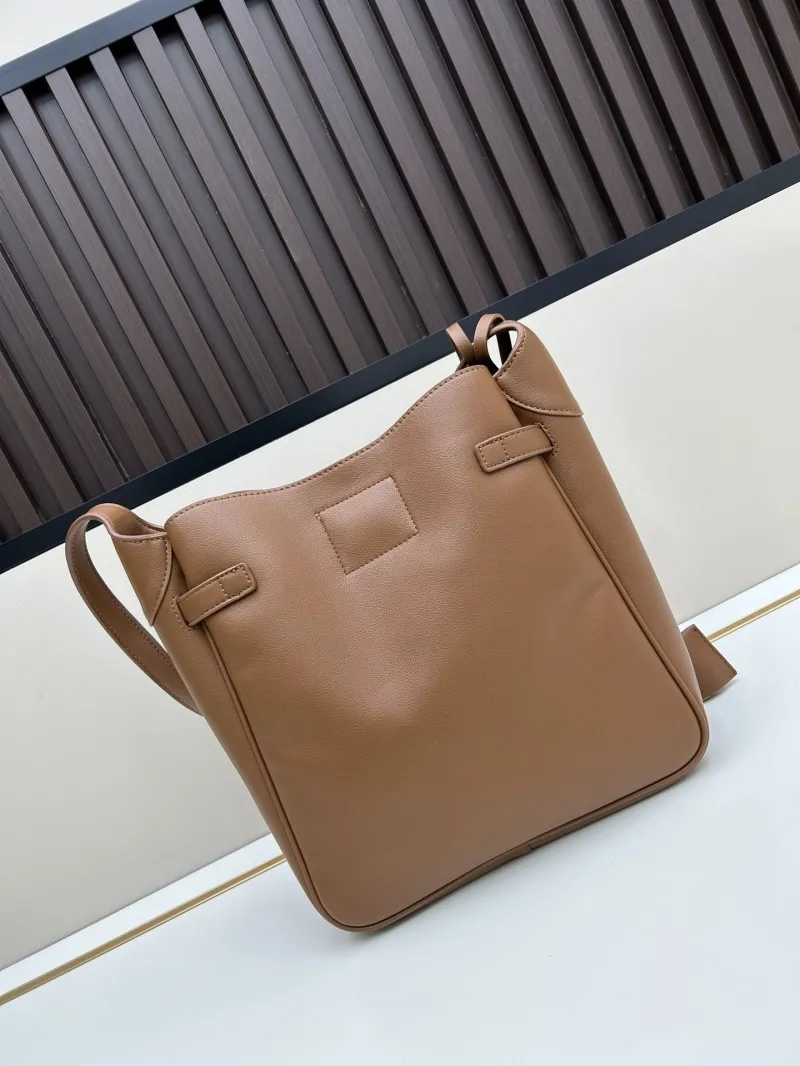 Balenciaga Brown Leather Shoulder Bag 6074 - Image 3