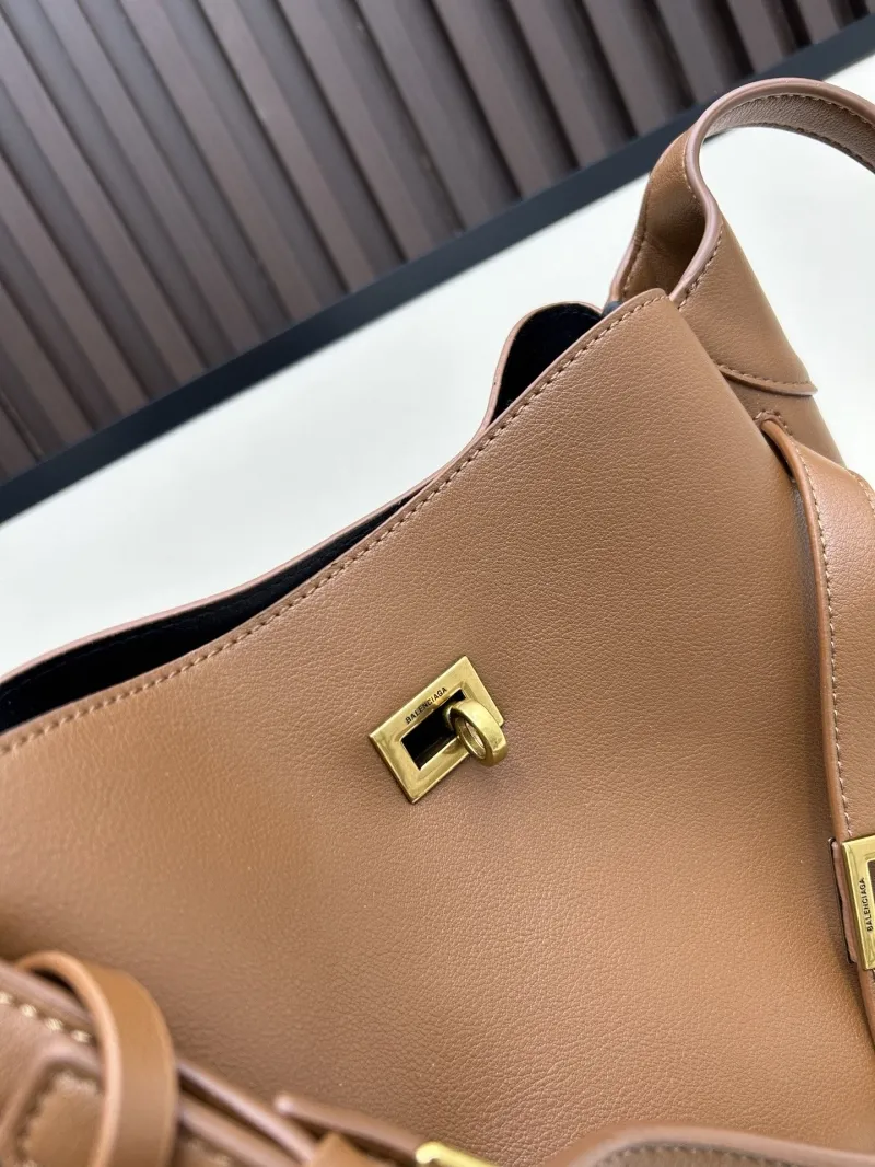 Balenciaga Brown Leather Shoulder Bag 6074 - Image 4