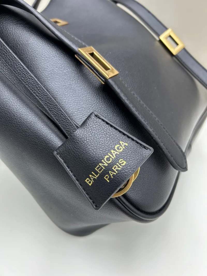 Balenciaga Black Satchel Bag 6074 - Image 6
