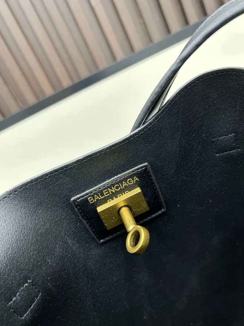 Balenciaga Black Satchel Bag 6074 - Image 8