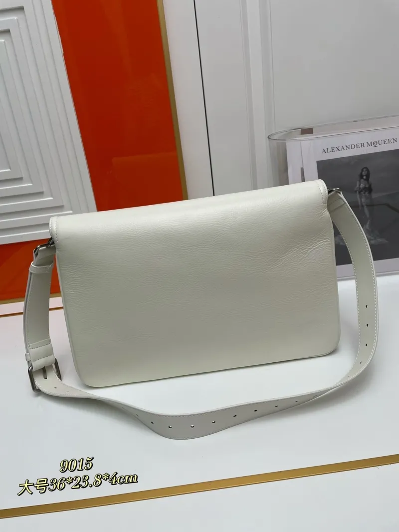 Alternative view of Balenciaga White Large Leather Satchel Bag 9015