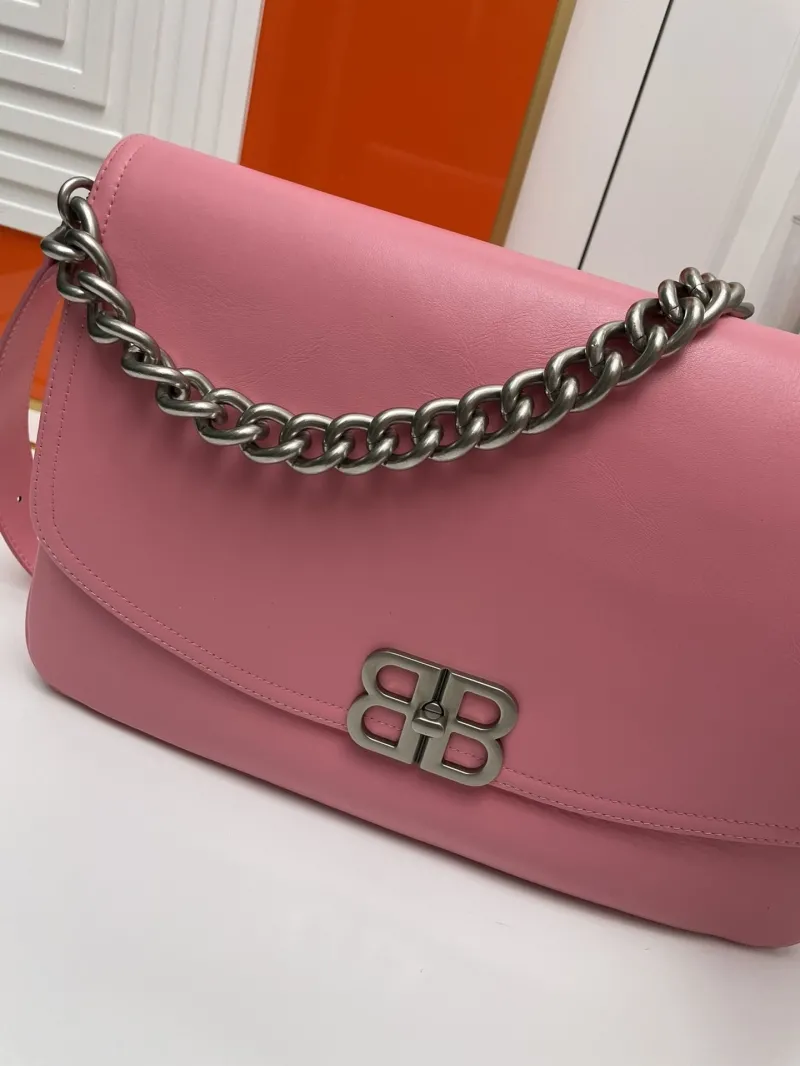 Balenciaga Pink Large Satchel Bag 9015 - Image 3