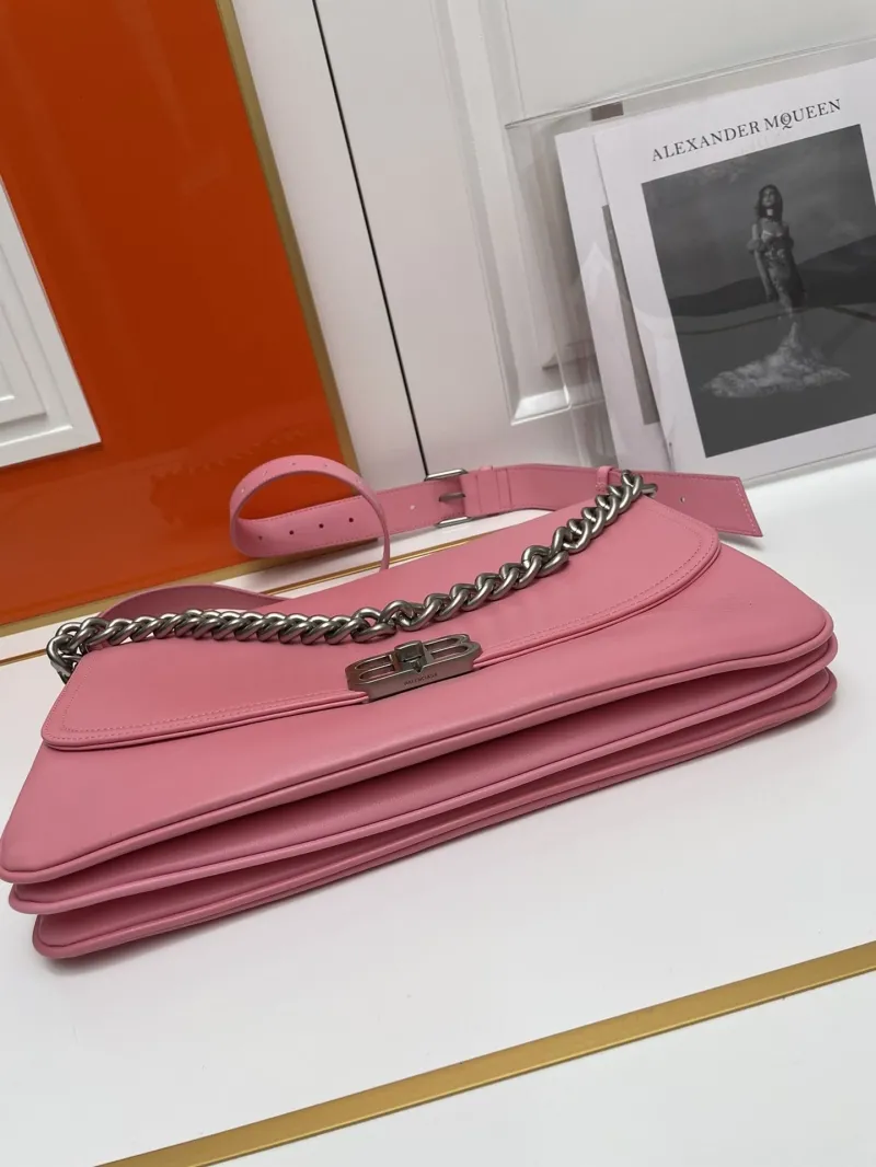 Balenciaga Pink Large Satchel Bag 9015 - Image 6