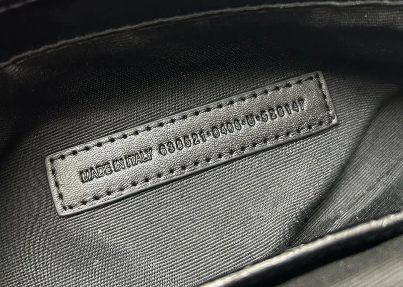 Balenciaga Black Leather Satchel Bag 9020 - Image 7