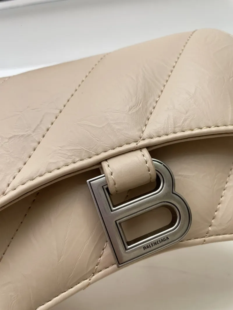 Balenciaga Beige Mini 21cm Chain Crossbody Bag 8915 - Image 4