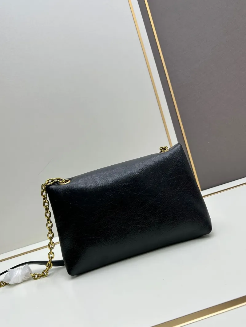Alternative view of Balenciaga Black Leather Crossbody Bag 6903