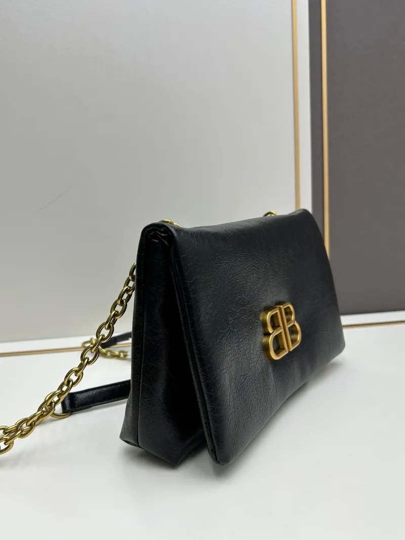 Balenciaga Black Leather Crossbody Bag 6903 - Image 5