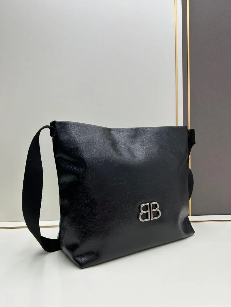 Alternative view of Balenciaga Black Crossbody Messenger Bag 6896