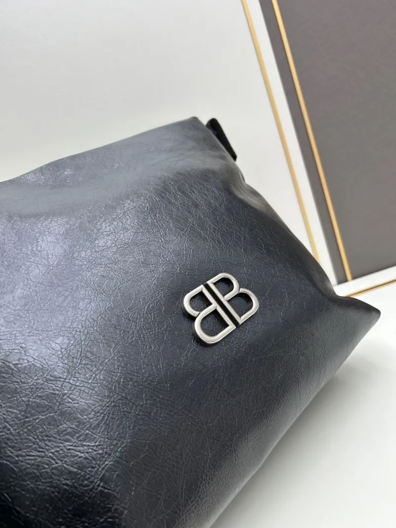 Balenciaga Black Crossbody Messenger Bag 6896 - Image 4