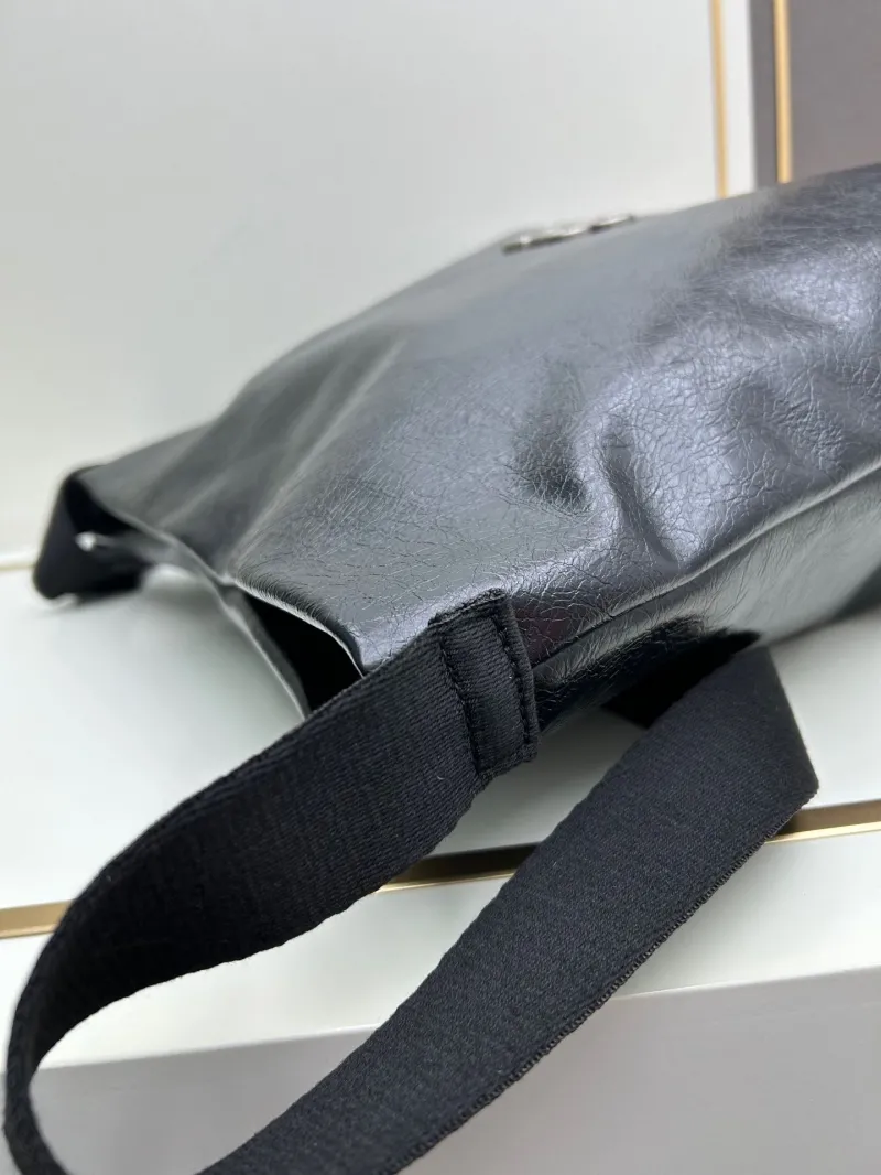 Balenciaga Black Crossbody Messenger Bag 6896 - Image 6