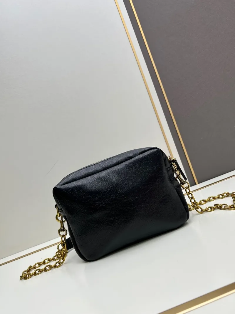 Balenciaga Black Chain Crossbody Bag 6888 - Image 3