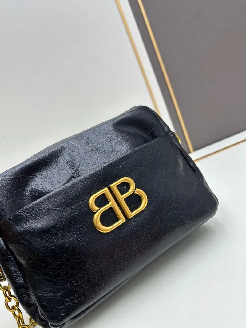 Balenciaga Black Chain Crossbody Bag 6888 - Image 4