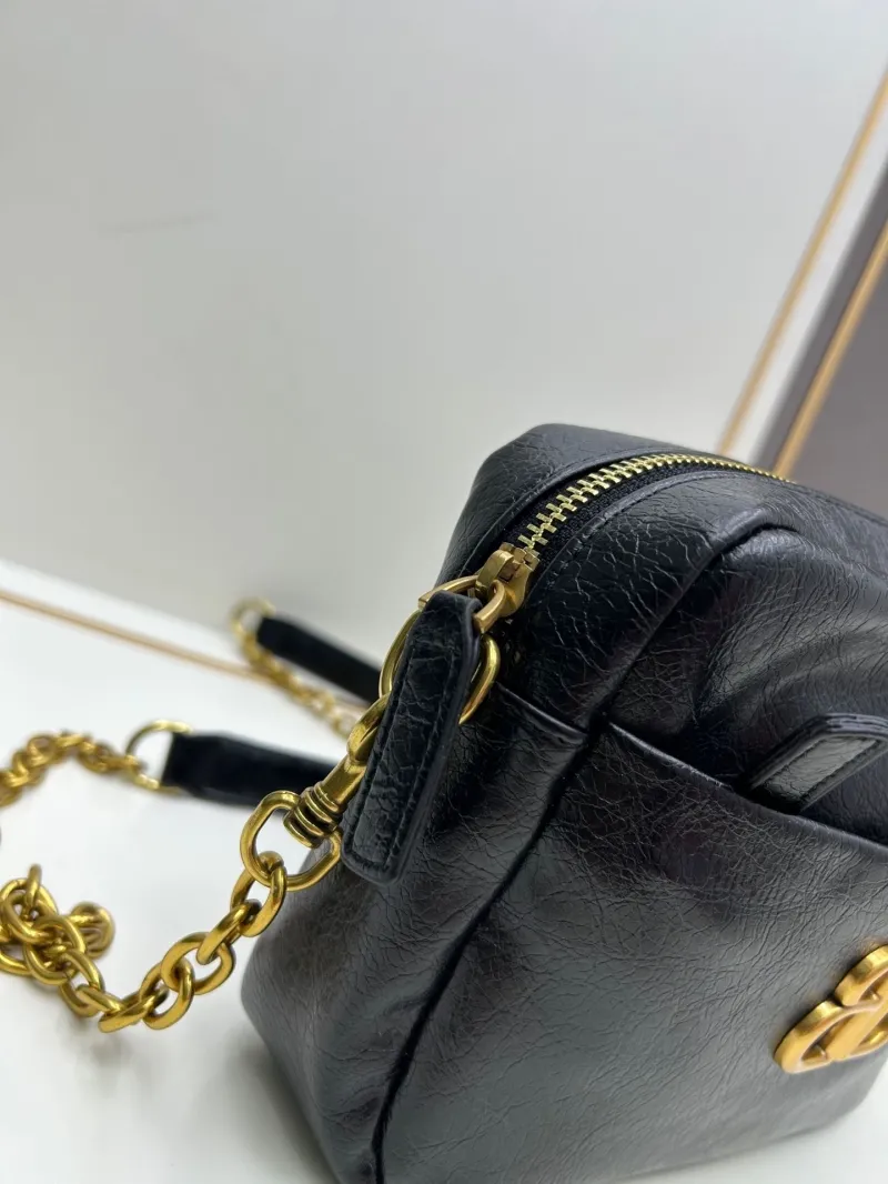 Balenciaga Black Chain Crossbody Bag 6888 - Image 6