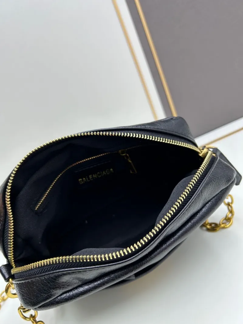 Balenciaga Black Chain Crossbody Bag 6888 - Image 7