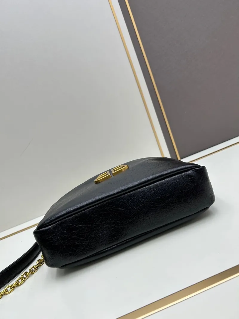 Balenciaga Black Leather Crossbody Bag 6888 - Image 5