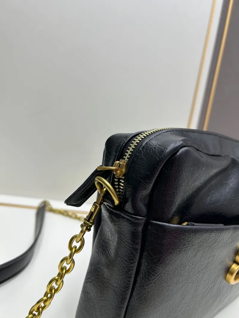 Balenciaga Black Leather Crossbody Bag 6888 - Image 6