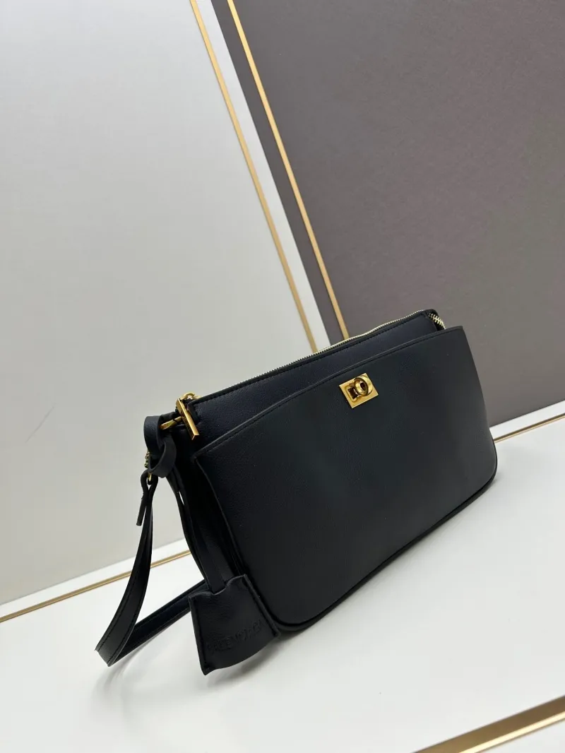 Alternative view of Balenciaga Black Shoulder Bag Model 6904
