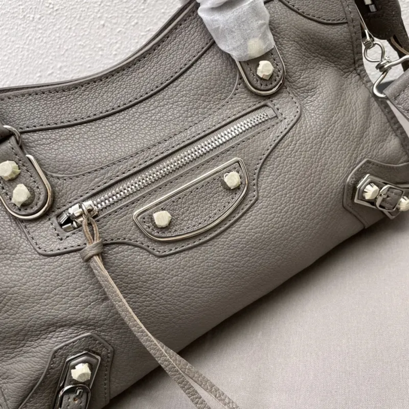 Balenciaga Medium Gray Top Handle Bag - Image 4