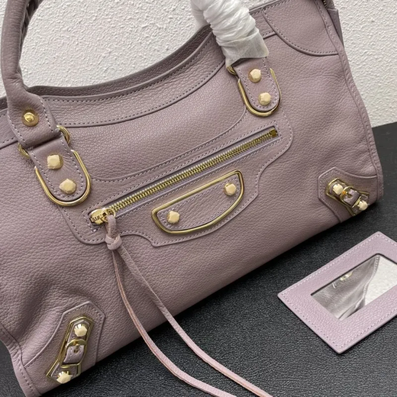 Balenciaga Large Mauve Top Handle Bag 38cm - Image 4