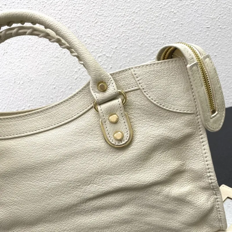Balenciaga Large Cream Top Handle Bag 38cm - Image 6
