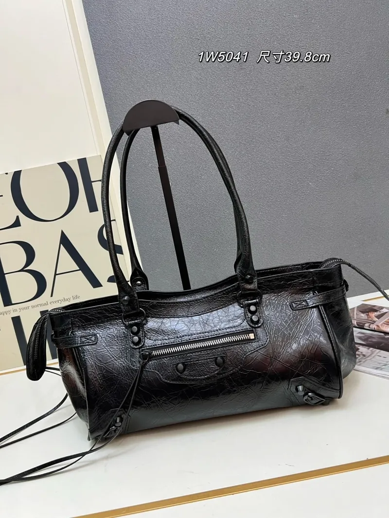 Balenciaga Black Top Handle Bag 1W5041 Size 39.8cm