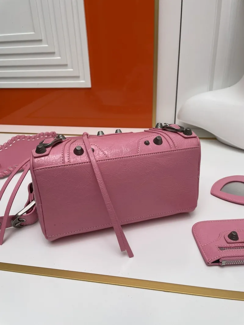 Balenciaga Pink Mini Top Handle Bag 9013 - Image 4