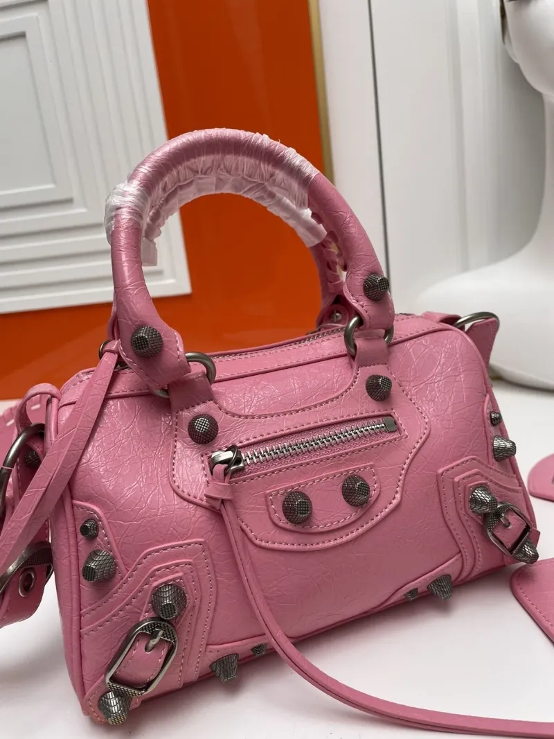 Balenciaga Pink Mini Top Handle Bag 9013 - Image 5